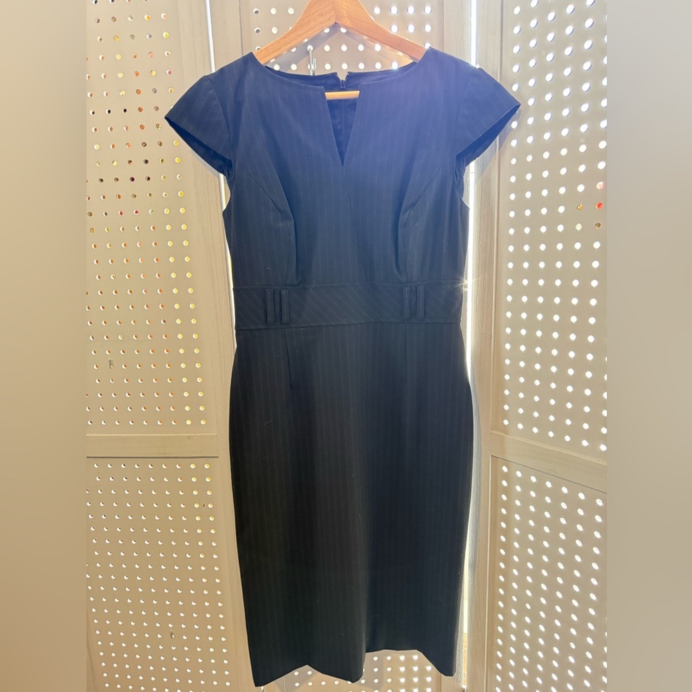 ANTONIO MELANI Navy Midi Dress